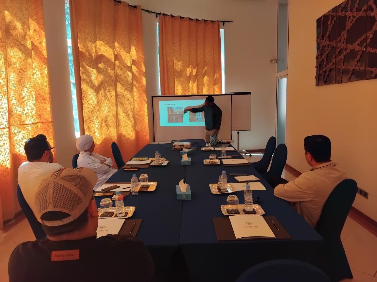 John Balogun conducting training